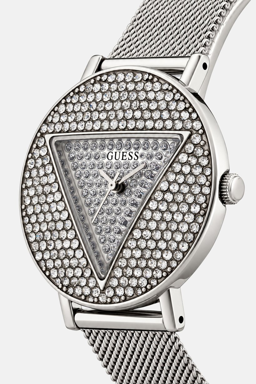 Women GW0477L1 Analog Stainless Steel Watch 40 mm, Silver