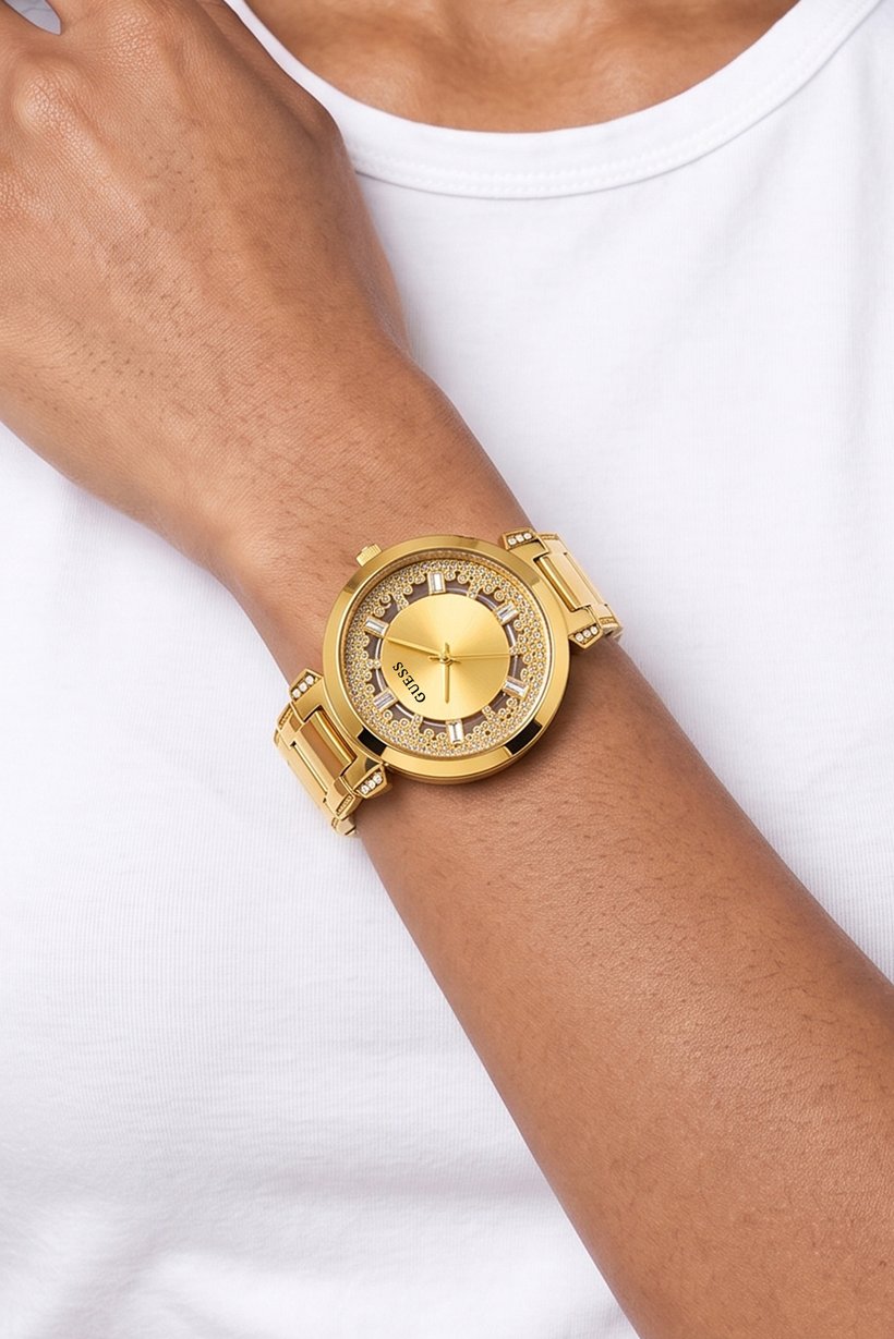 Women GW0470L2 Quartz Stainless Steel Watch 33 mm Gold