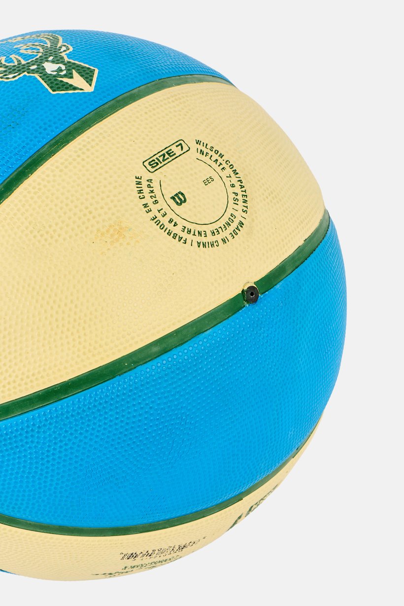 NBA Team City Edition Milwaukee Basketball Ball, Multicolor