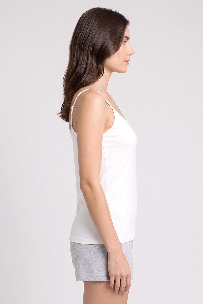 Women 2 Pieces Solid Sleeveless Sleepwear Tank Top, Multicolor