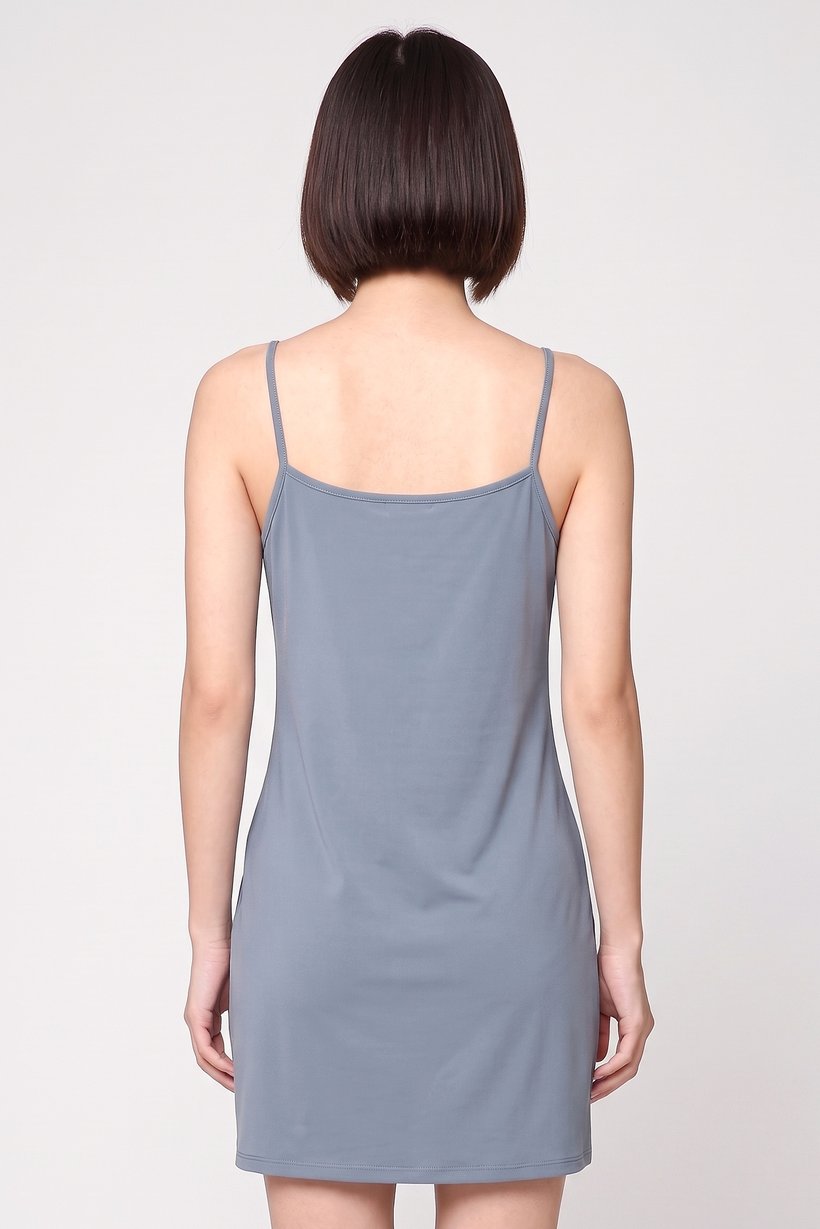 Women 2 Pcs Solid Sleepwear Dress, Multicolor
