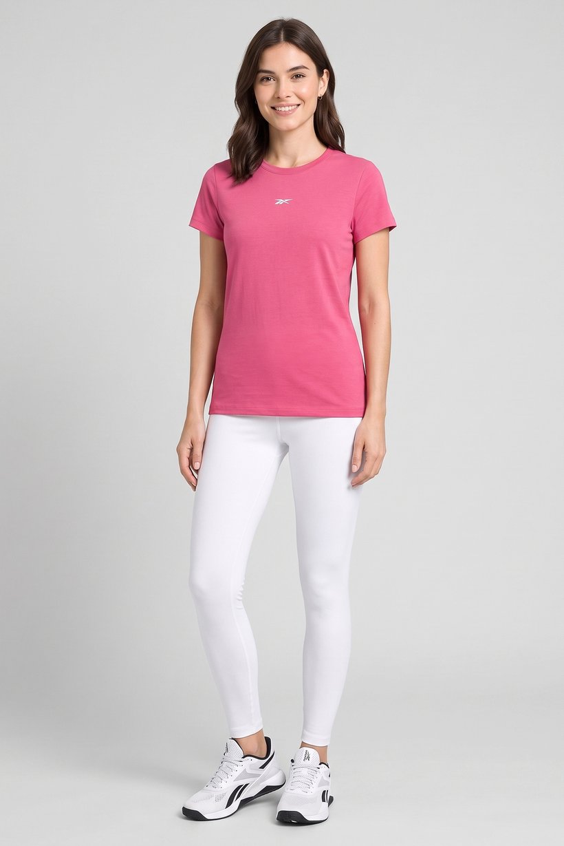 Women Sportswear Fit Short Sleeve Outdoor T-Shirt, Pink