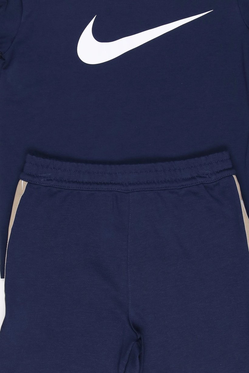 Toddlers Boy 2 Pieces Short Sleeve Outdoor T-Shirt And Shorts Set, Navy