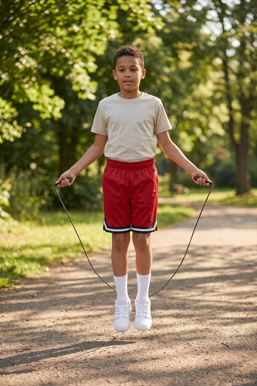 Kids Boy Sportswear Fit Basketball Shorts, Dark Red