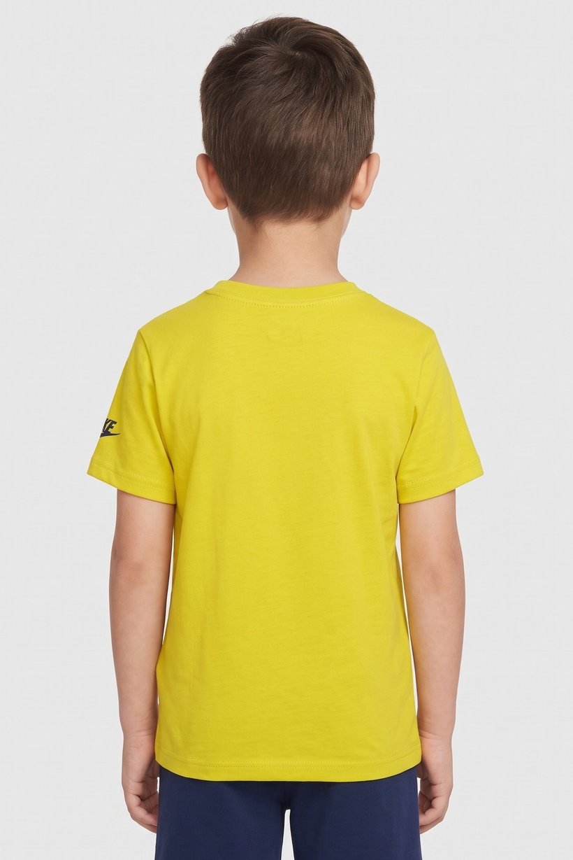 Kids Boy Short Sleeve Outdoor T-Shirt, Dark Yellow