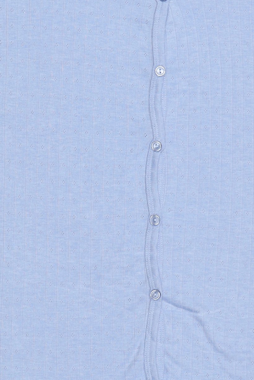 Women 2 Pieces Textured Top And Bottom Sleepwear Set, Blue