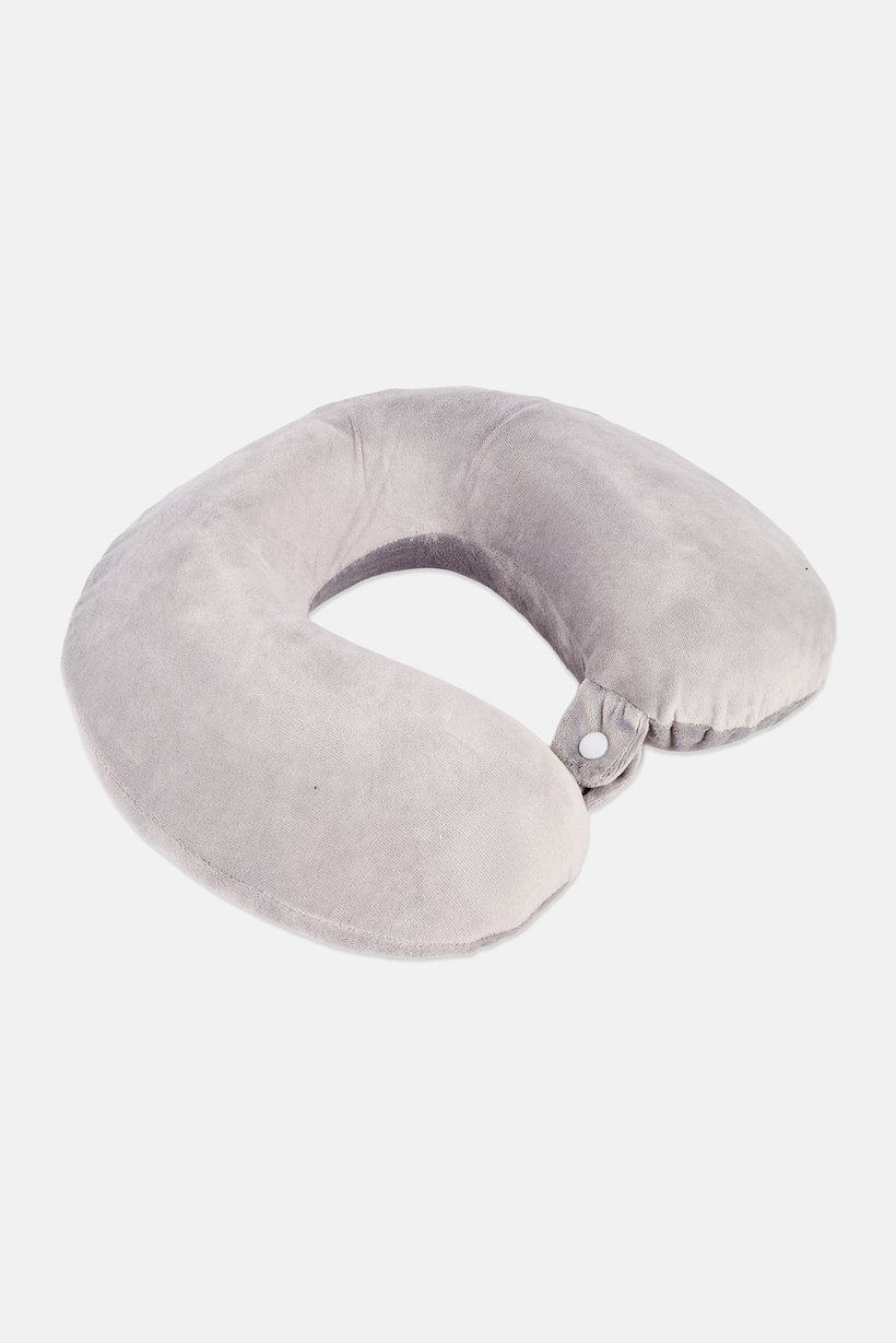 Memory Foam Neck Pillow, Grey