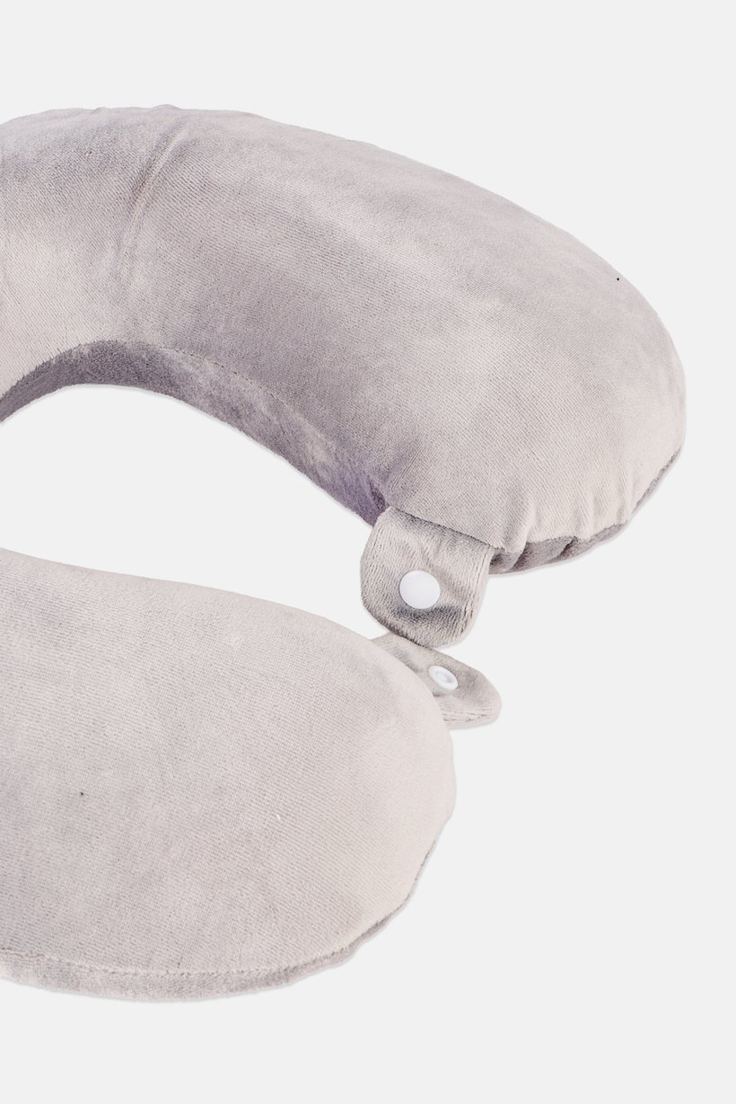 Memory Foam Neck Pillow, Grey