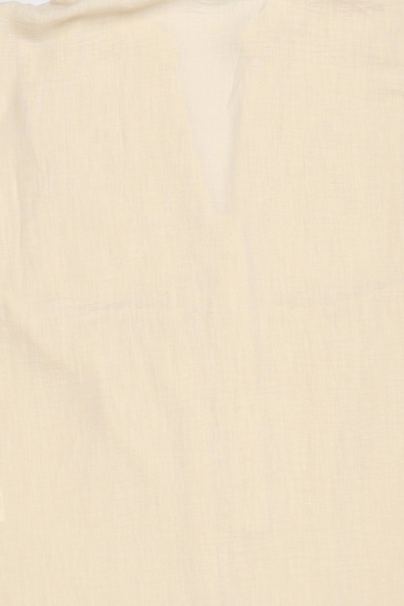 Women V-Neck Long Sleeve Embroidered Shirt, Beige
