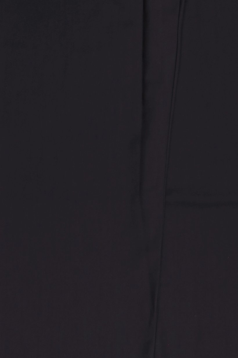 Women Regular Fit Plain Wide Leg Pants, Black