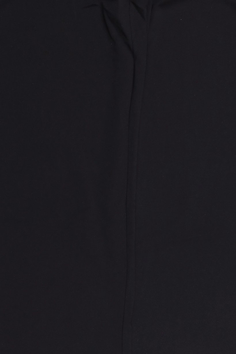 Women Regular Fit Plain Straight Leg Pants, Black