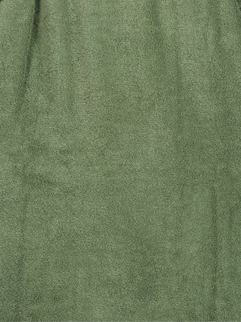 Men Terry Belted Robe, Olive