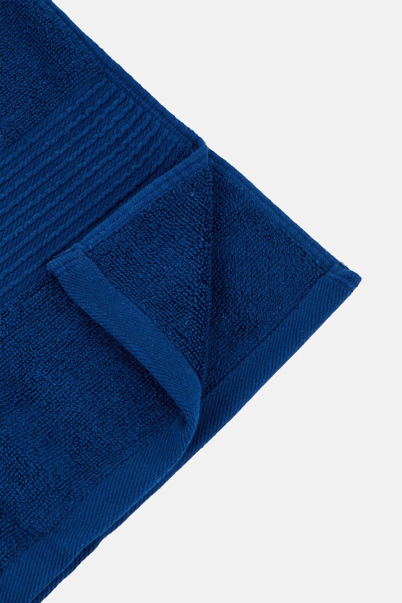Textured Bath Towel, Blue