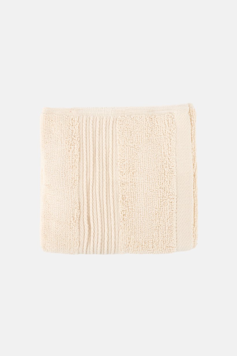 4 Pieces Hand Towel Set, Cream