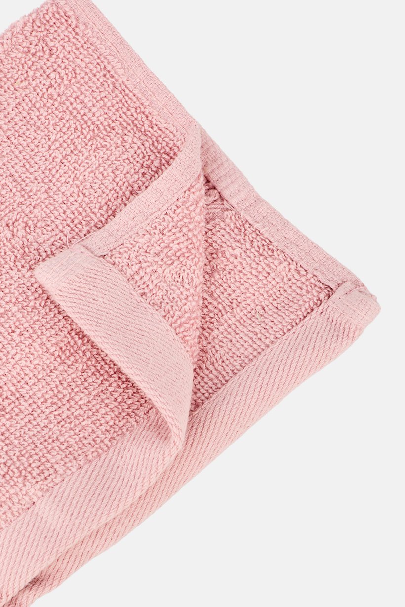 4 Pcs Face Towels, Pink