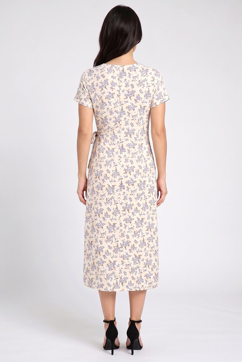 Women Floral Print Maxi Dress, Multicolor