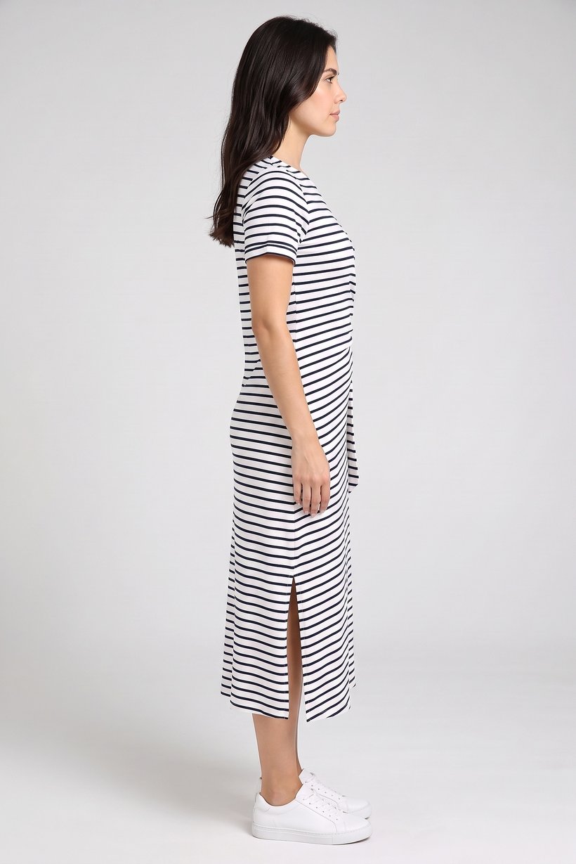 Women Stripe Maxi Dress, Multicolor