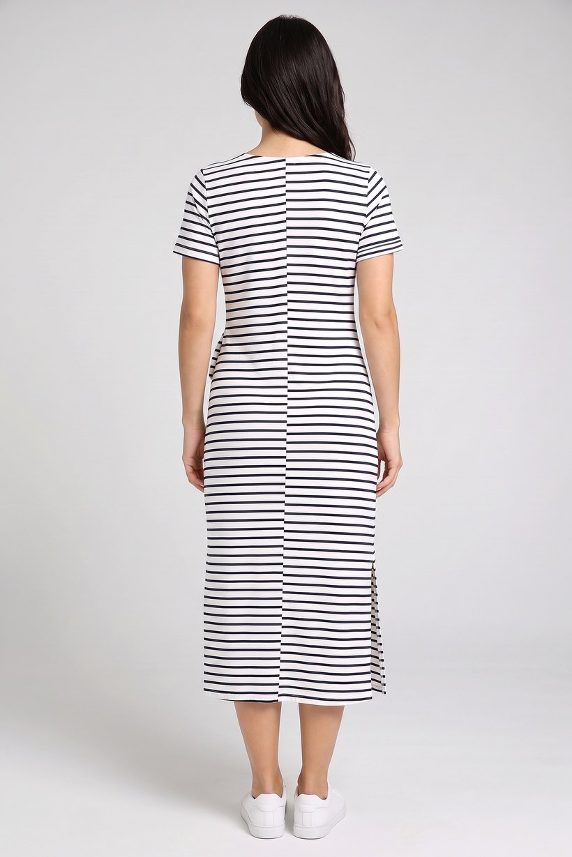Women Stripe Maxi Dress, Multicolor