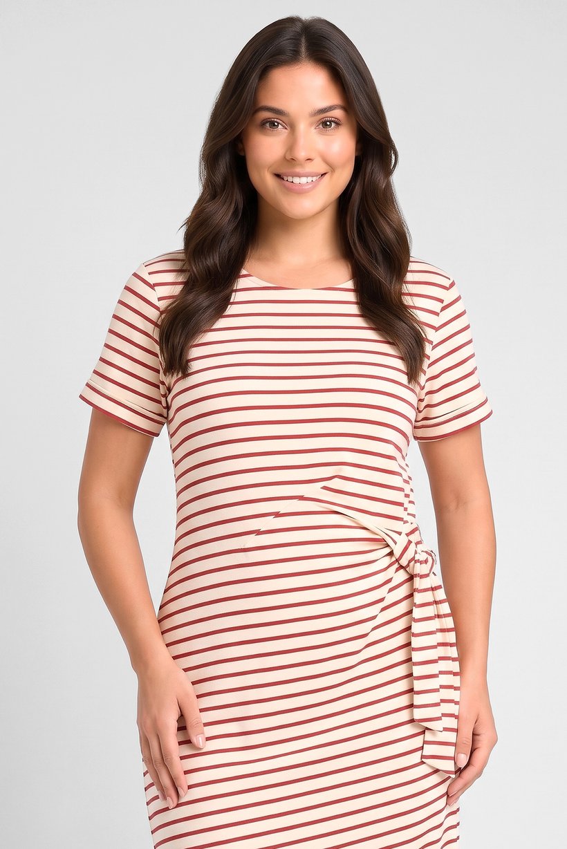 Women Stripe Maxi Dress, Multicolor