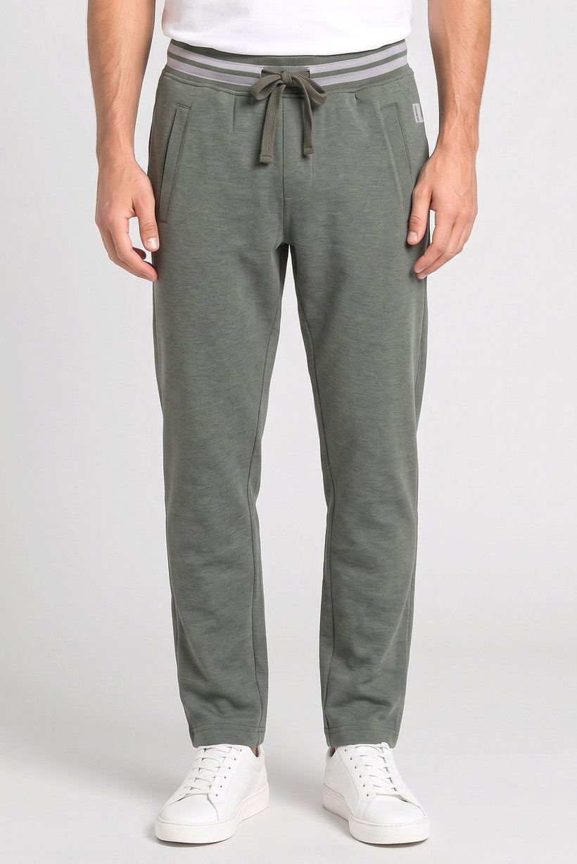 Men Regular Fit Outdoor Sweatpants, Sage Green