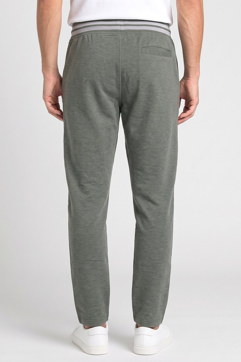 Men Regular Fit Outdoor Sweatpants, Sage Green