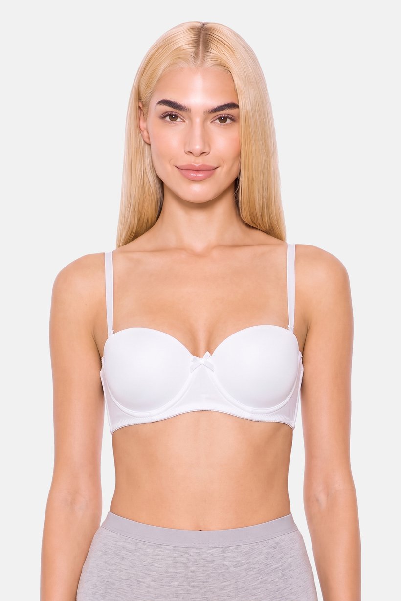Women 3 Pieces Knitted Push Up Bra, Multicolor