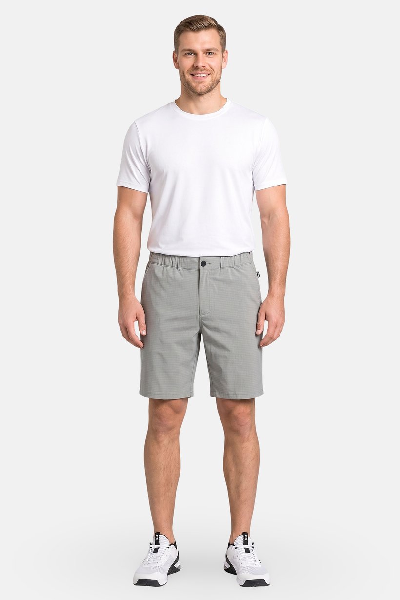 Men regular Fit Solid Outdoor Short, Grey