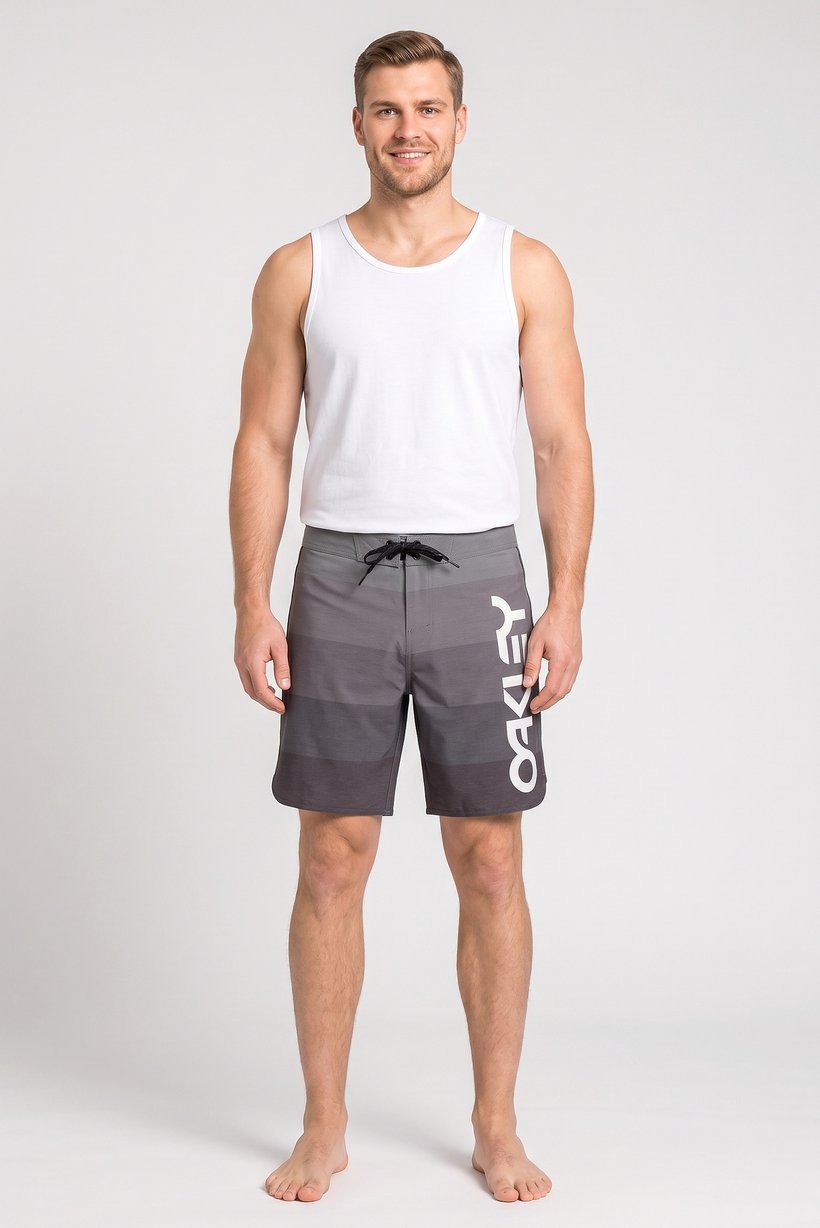 Men Performance Fit Board Shorts, Multicolor