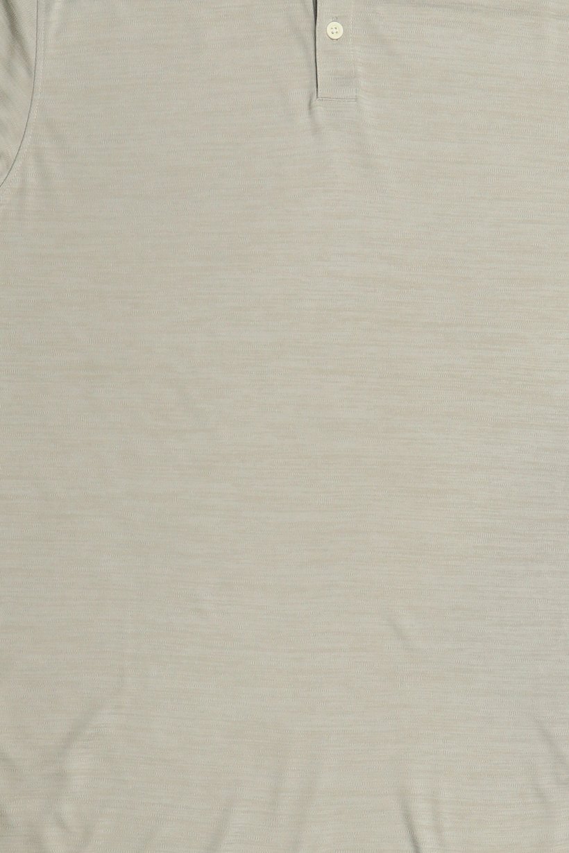 Men Regular Fit Short Sleeve Outdoor Polo Shirt, Light Grey