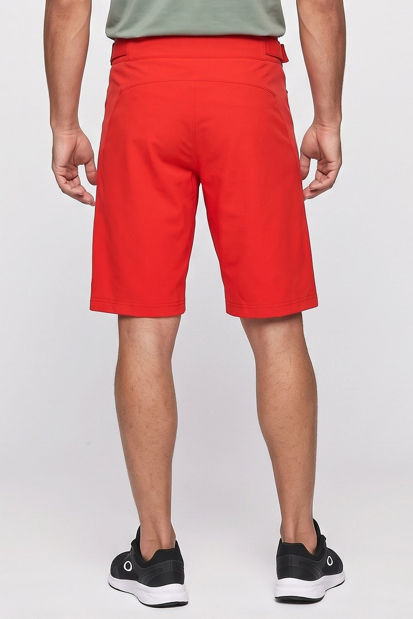 Men Regular Fit Training Short, Red