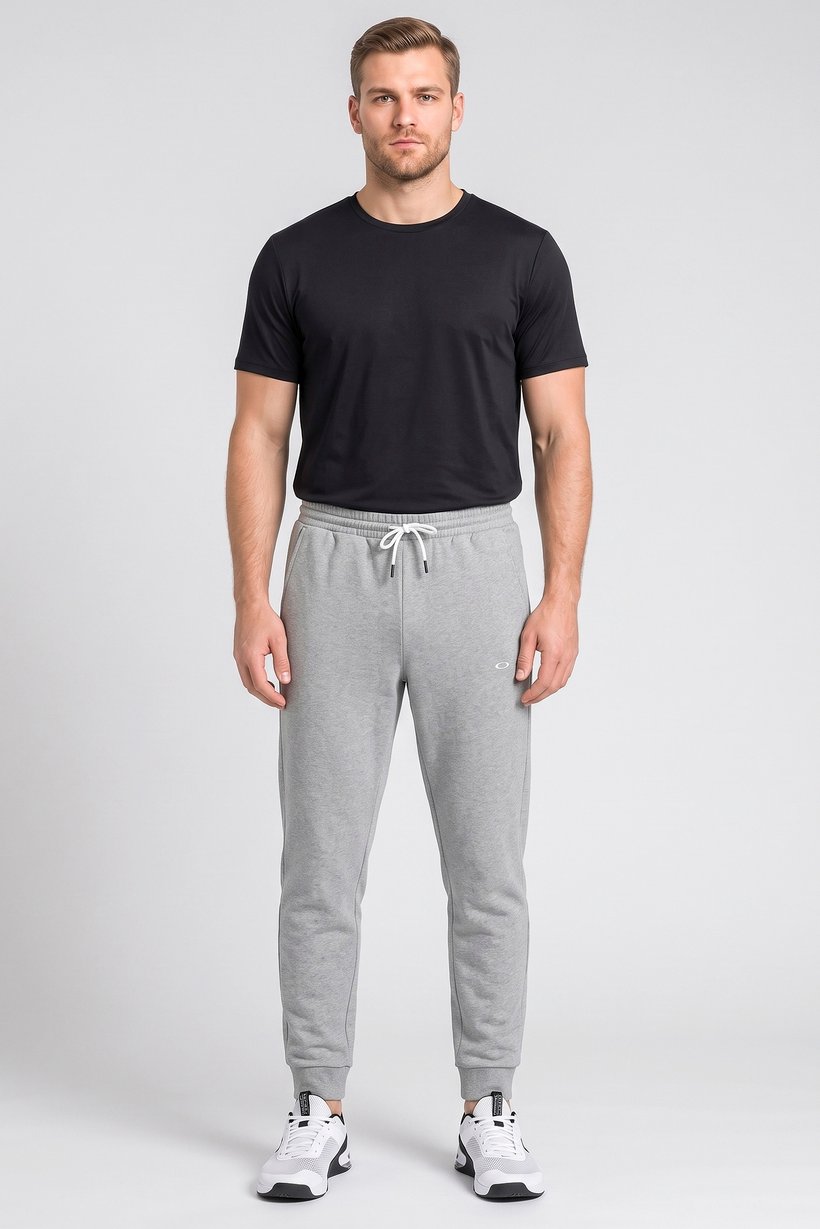 Men Regular Fit Outdoor Sweatpants, Grey