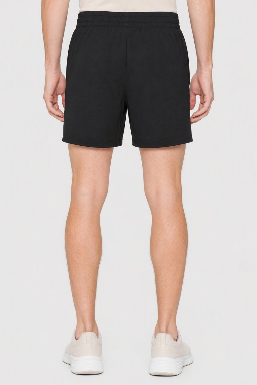 Men Regular Fit Outdoor Shorts, Black