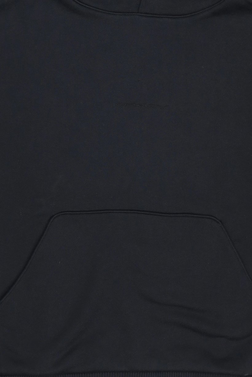Men Relaxed Fit Long Sleeve Outdoor Hoodie, Black