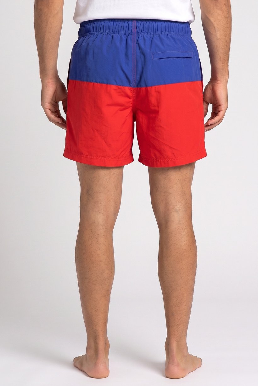 Men Regular Fit two tone Board Shorts, Multicolor