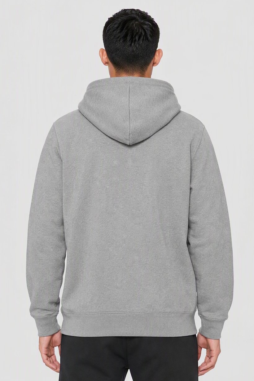 Men Sportswear Fit Long Sleeve Outdoor Hoodie, Grey