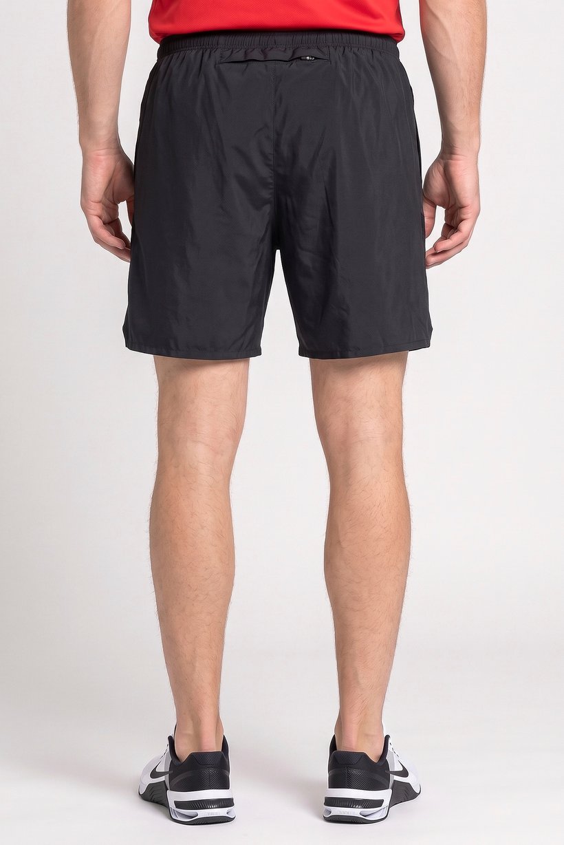 Men Standard Fit 9 Inseam Training Shorts, Black