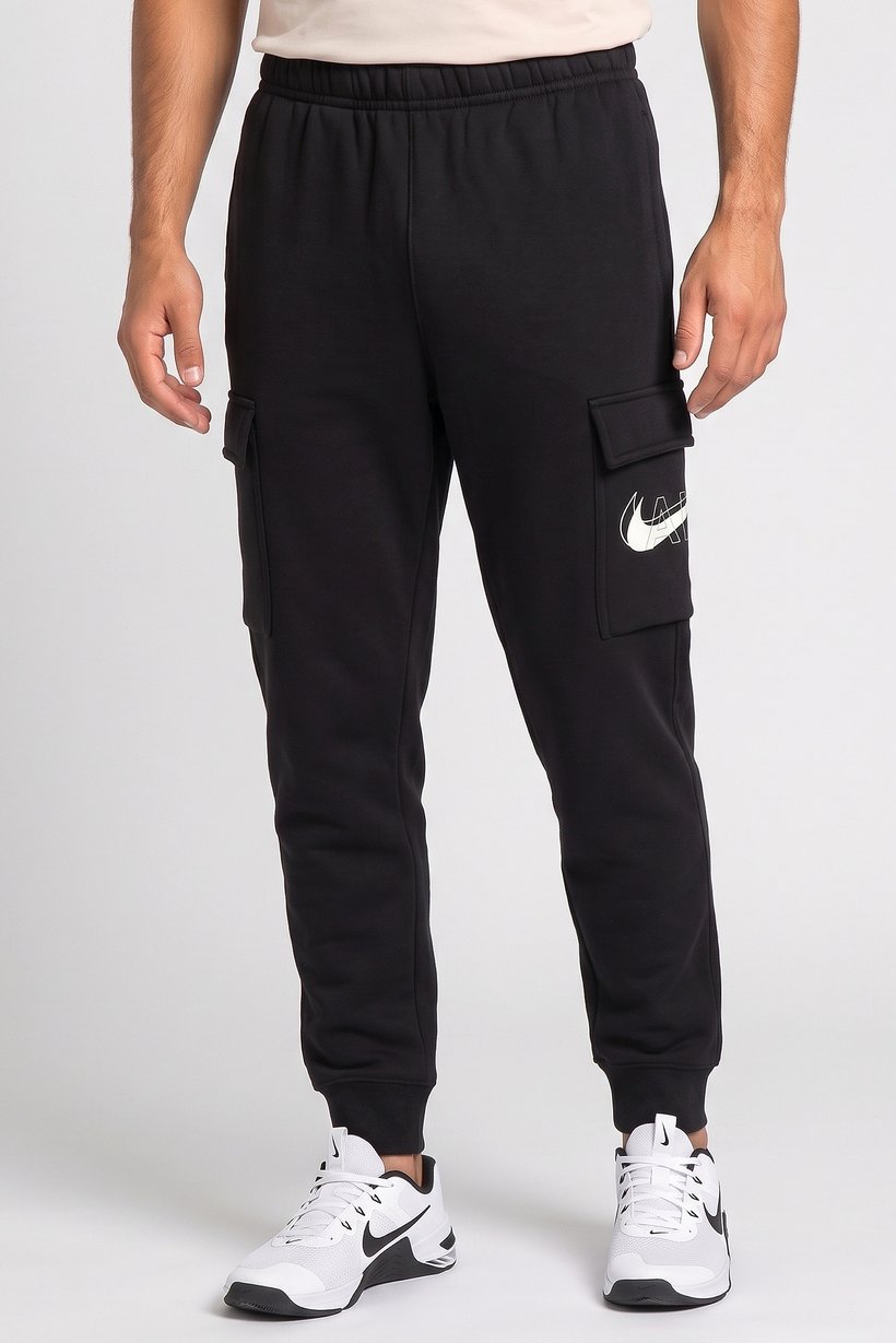 Men Standard Fit Outdoor Sweatpants, Black