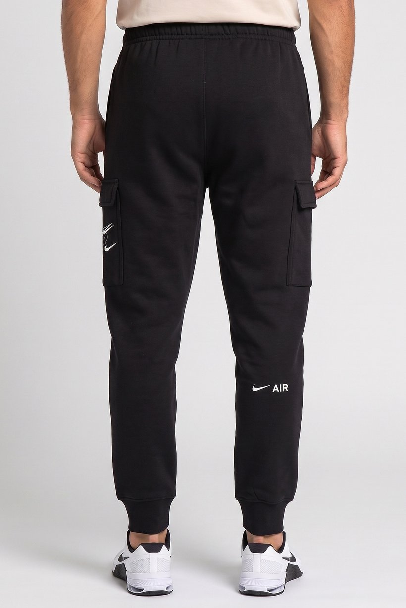 Men Standard Fit Outdoor Sweatpants, Black