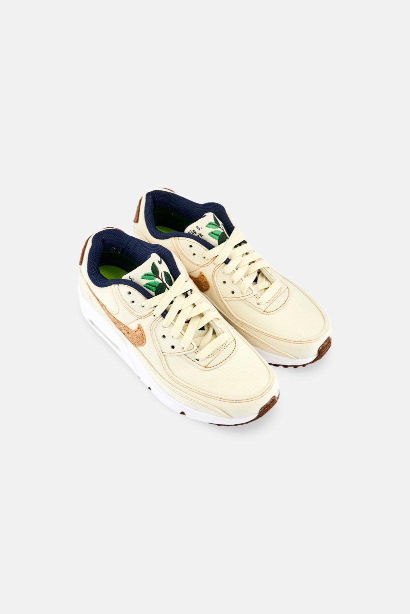 Kids Boy Air Max 90 SE Lace Up Outdoor Shoes, Ivory