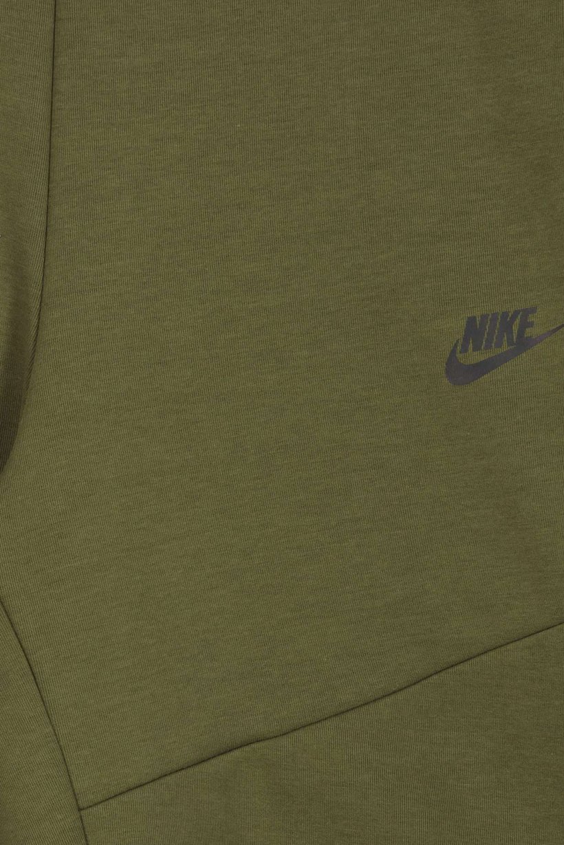Men Slim Fit Brand Logo Outdoor Sweatpants, Olive