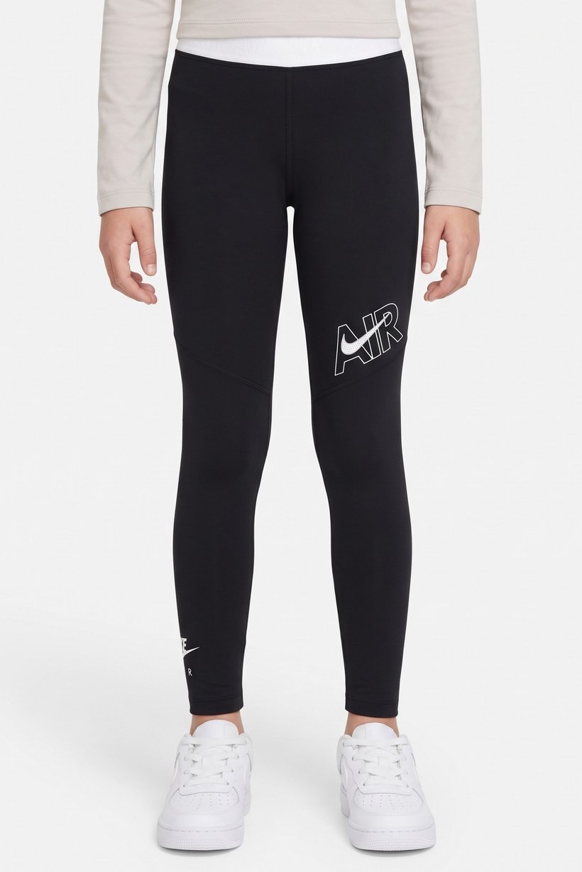 Kids Girl Tight Fit Training Leggings, Black