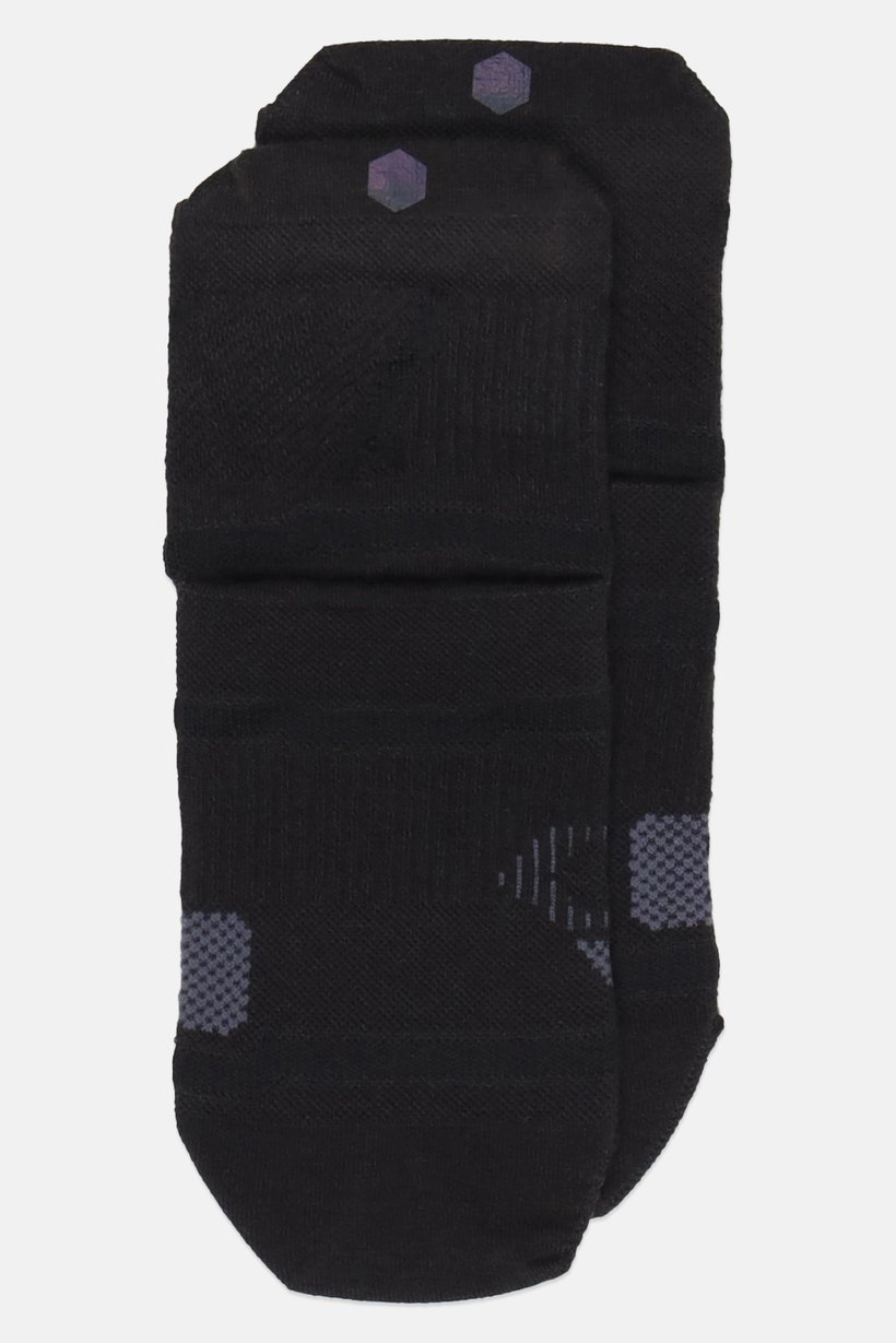 Kids Boy 1 Pair Brand Logo Rush Lightweight Quarter Socks, Black