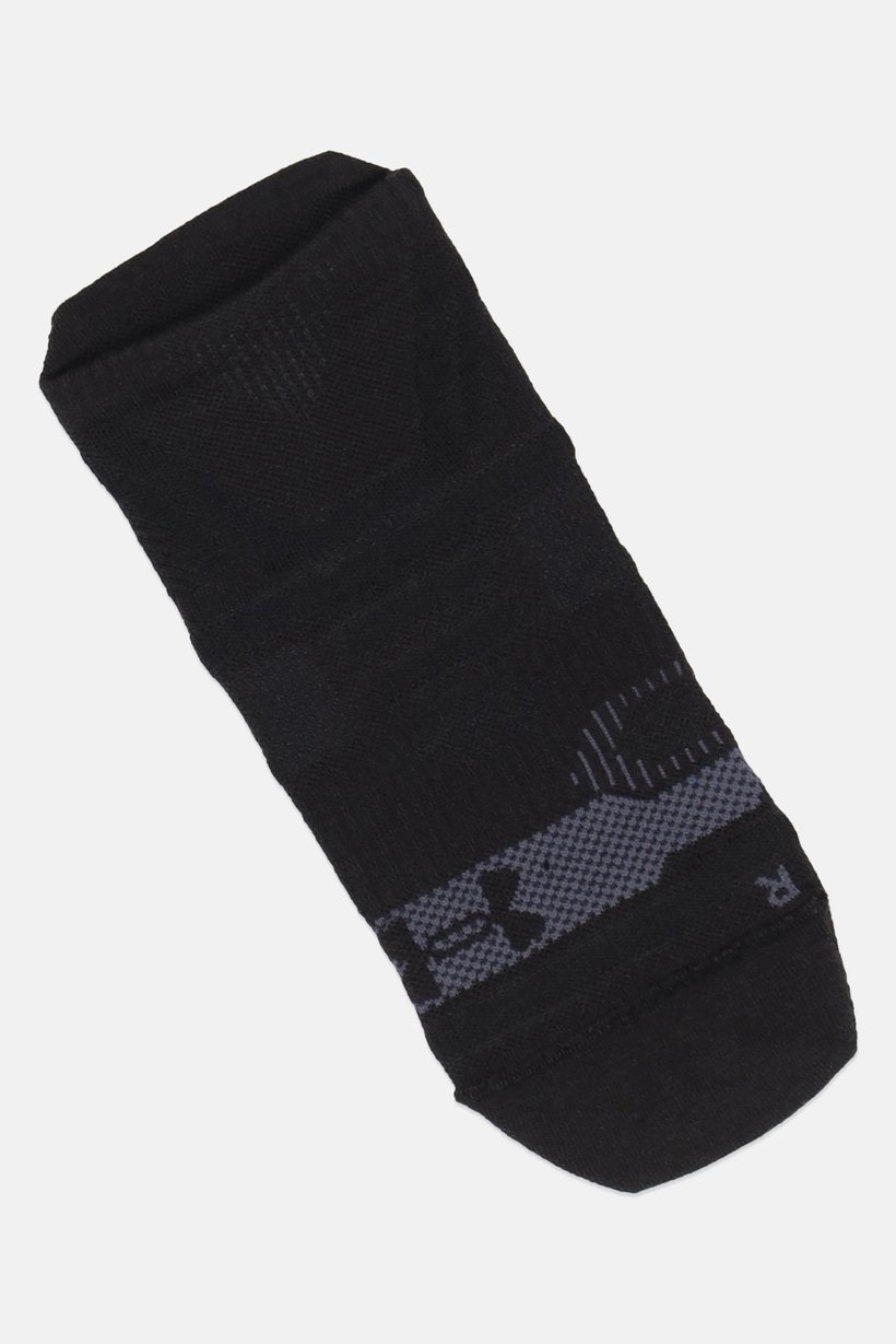 Kids Boy 1 Pair Brand Logo Rush Lightweight Quarter Socks, Black