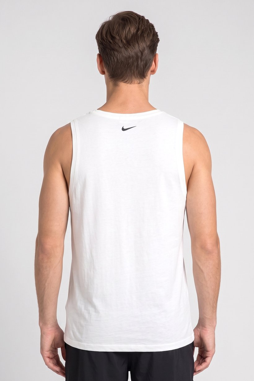 Men Sportswear Fit Sleeveless Outdoor Vest, Off White
