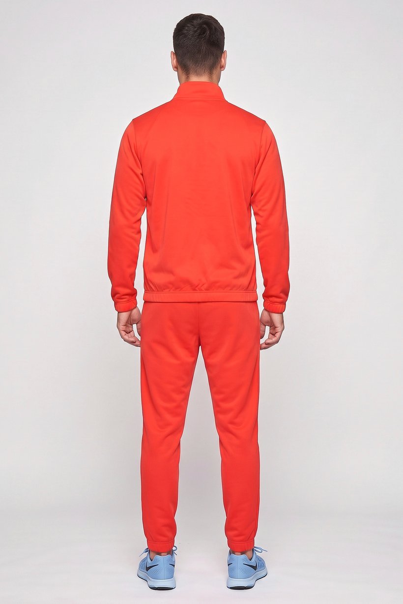 Men Standard Fit Long Sleeve Training Tracksuit, Orange