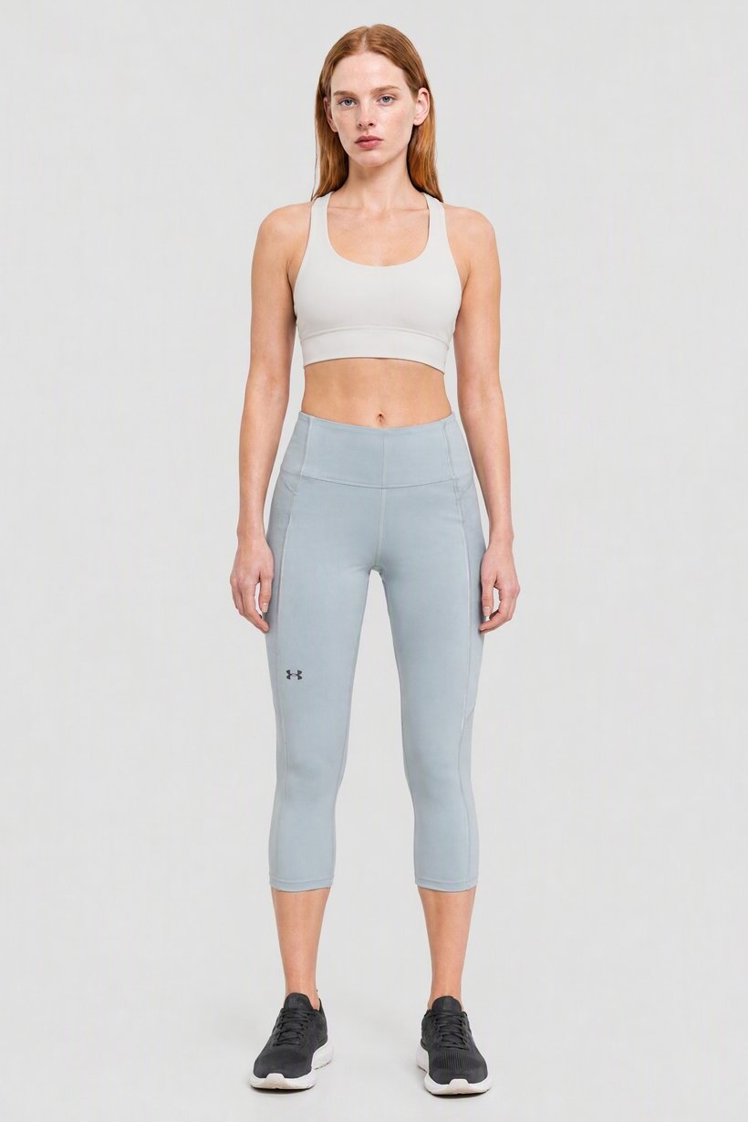 Women Compression Fit Training Leggings, Dusty Blue