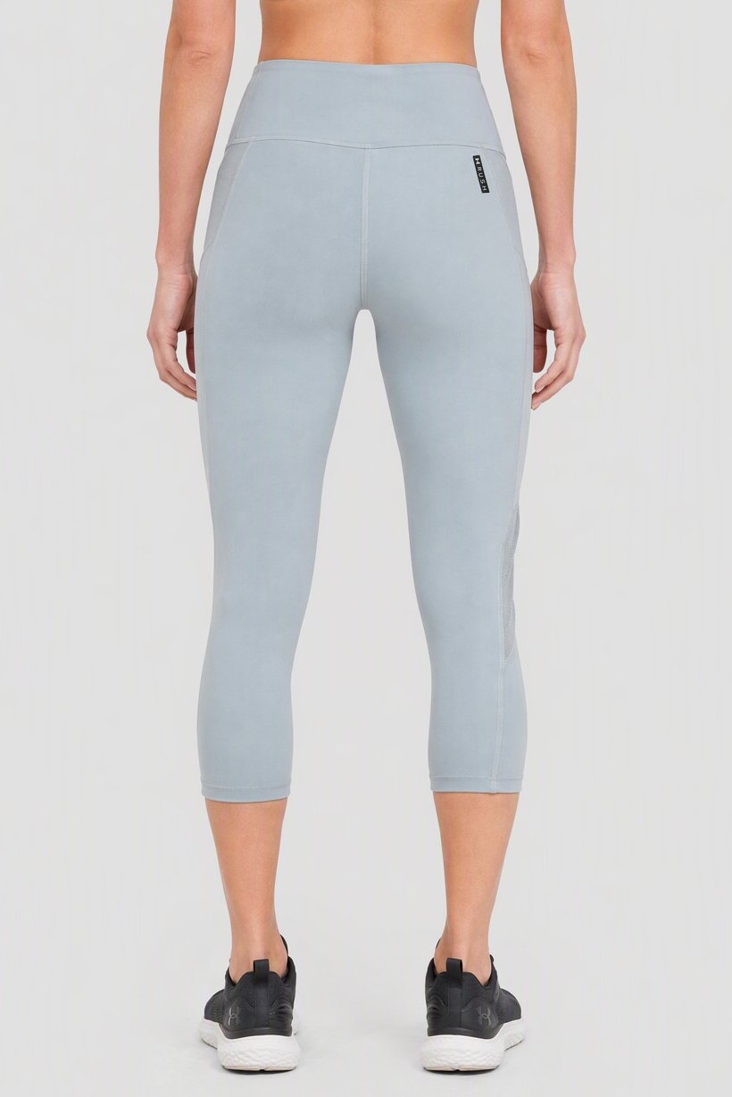 Women Compression Fit Training Leggings, Dusty Blue