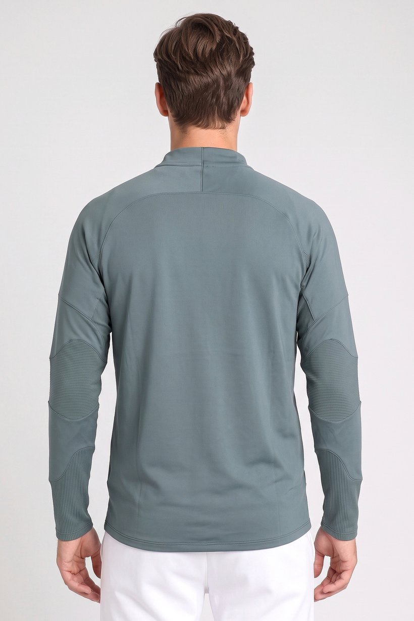 Men Sportswear Fit Long Sleeve Training Jacket, Sage Green