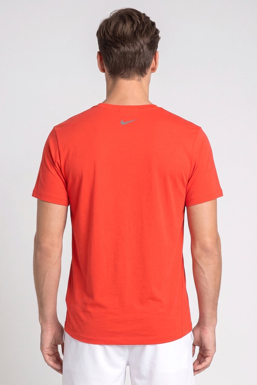 Men Sportswear Fit Short Sleeve Training T-Shirt, Orange