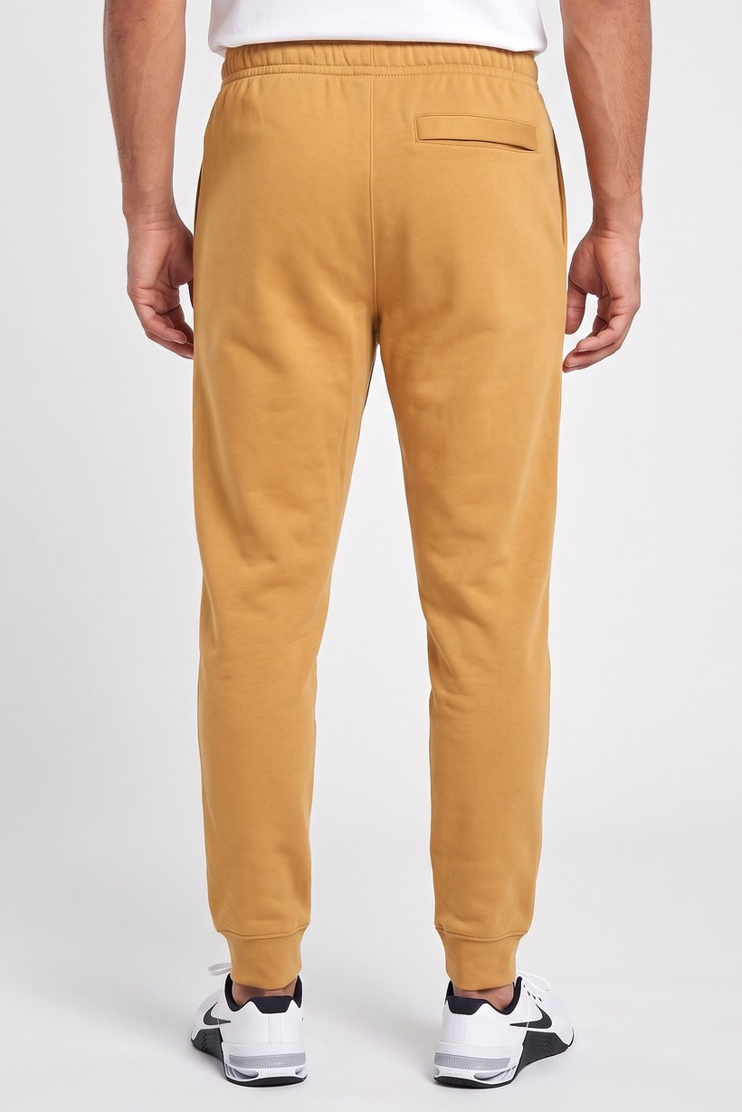 Men Standard Fit Drawstring Training Sweatpants, Light Brown